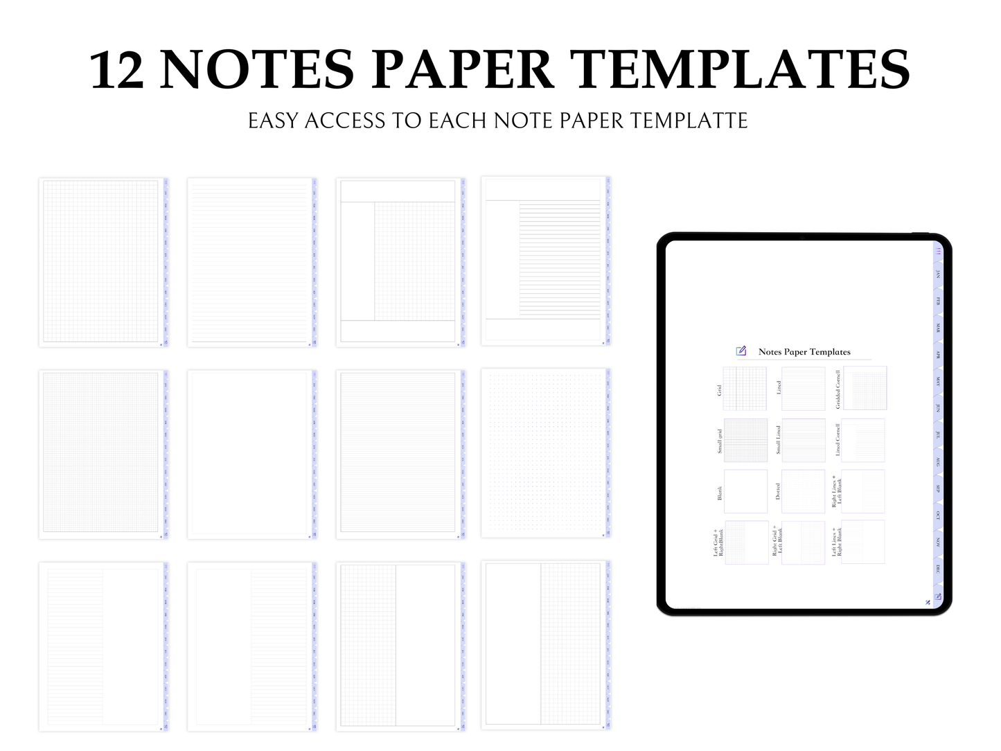 2025 – Daily, Weekly, Monthly | Sunday Start | Lavender Leather Cover | Goodnotes & Android Compatible